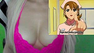 Hot nurse feels desire seducing patient in hospital