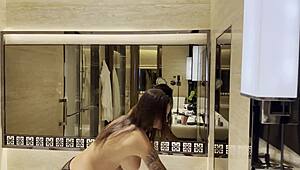 Monika fox fingering ass and pussy in bath! 💦