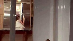 This Night Sexy Brunette Engages in Various Positions with Partner