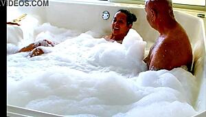 Fun And Sex In Jacuzzi With Big Tits And Ass!