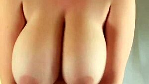 huge tits alexsis faye teases in sexy lingerie with soft toy