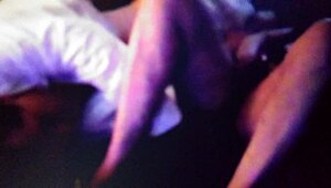 Me and a friend from the office chatting about work