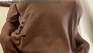 Ebony bbw squeezes big black cock with her fat ass