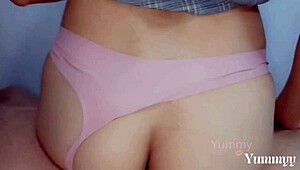 Spying On Stepsister Undressing And Fucking Without Condom