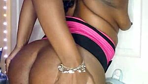 naej ae passionately shows off her big ass