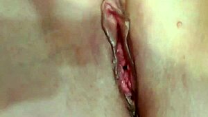 American redhead Dawnskye teases with masturbation and showcases her voluptuous ass