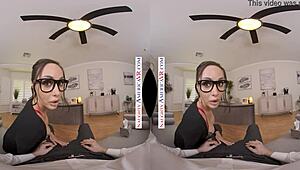 Crystal Rush Licks Balls In Office Fuck