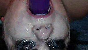 Ms. TL Throat Takes Dildo Deep!