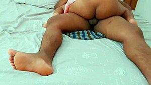 Beautiful young Indian bhabhi rides teen husband in early morning pussy sex to orgasm