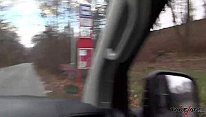 Stunning Czech Amateur Offers Tight Ass for Public Fucking