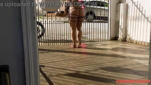 Bald blonde gets his deep throat and asshole pounded by black daddy