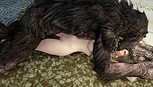 Uncensored Troll Dominates in 3D Hentai