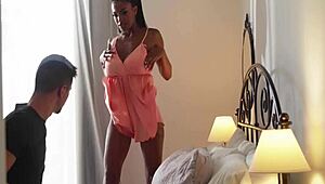 Wow! Hot Black Milf Shares Intimate Bedroom Action