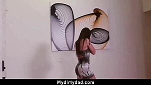 Step daughter uses me for personal Valentine's pleasure