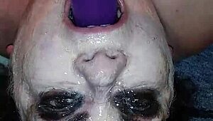 Ms. TL Throat Takes Dildo Deep!