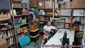 I caught the uniformed teen being a hardcore delinquent