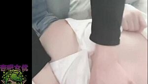 Wow, playing with this Asian babe’s wet pussy got me soaked!