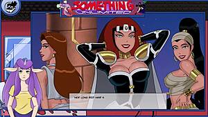 Teen Girls in Anime Game Show Off Big Tits and Asses Part 137