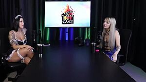 kyra sheer red messaged and filmed her first anal scene with a dwarf actor