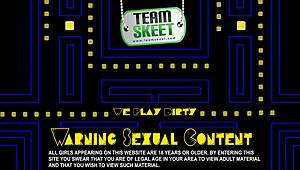 scarlett sawyer's mouth filled with sloppy blowjob jism