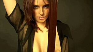 My Artistic Striptease And Pussy Rubbing With A Picture Frame