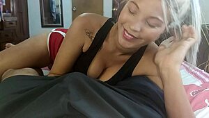 I fuck my beautiful friend while my oblivious boyfriend cheers us on