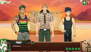 Game friends camp episode 17 with scout badges and russian voice acting