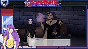 Teen Girls in Anime Game Show Off Big Tits and Asses Part 137