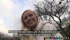 Girlfriend's Horny Lesbian Friend Gets a Stranger to Eat Her Pussy in Passionate Session