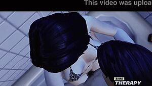 gothic babysitter fucks big brother in sims therapy.