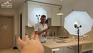 pornstar reveals his taste for sensual blonde muff diving