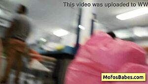 sexy teen nikki mars fucked at laundromat riding huge dick