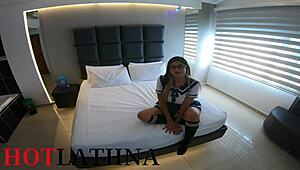 Mia Khalifa Disguise: Black MILF in Halloween Anal Creampie