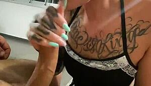 Naughty Maid Sucking Dick While Washing My Wife's Clothes