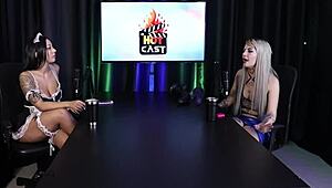 kyra sheer red messaged and filmed her first anal scene with a dwarf actor