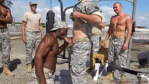 these russian soldiers fuck in gay videos with muscle army boys