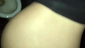 Filipina Bent Over Fucking in Public Toilet by the River!
