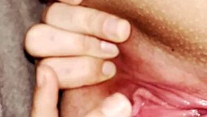 Stretching Fat Pussy Wide Open Under Covers To Hit Clit And Bust Nut So Good!