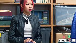 Asian Milf Stepmom Gives Head and Gets Fucked by Lp Officer.