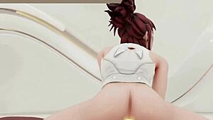 Horny sluts compilation from video games