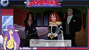 Teen Girls in Anime Game Show Off Big Tits and Asses Part 137