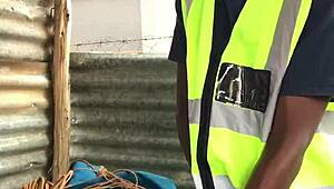 Hey, night guard here, I’ll protect you for a quick cumshot deal!