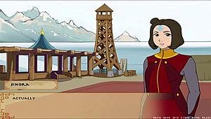 Discover Korra's Oppai in Four Element Trainer Book 5 Part 8