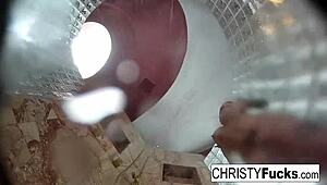 hot shower fun with christy dahlia and ivan