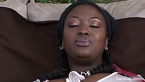 Sara Jay looks stunning in elegant lingerie for you