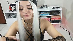 WHITE WOLF OFC - BOQUETE COM SHARINGAN COSPLAY ANIME NARUTO COM WHITE MOON 4K COMPLETO NO RED