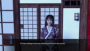 Let's Play Forbidden Dojo with Shaved Asian Pussy Action