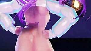 Hololive Tocoyami Towa Bass Knight MMD Animation