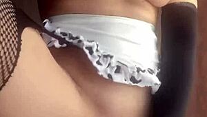 Wow! She's Fucking Herself Hard with Her Favorite Dildo!