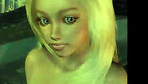 Anime slave med store patter i trusser tilbyder BDSM virtuel sex